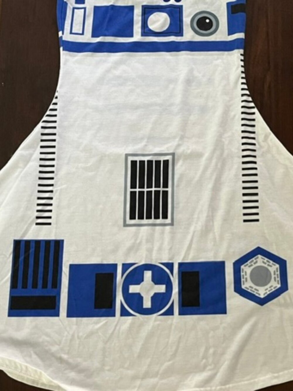 Star Wars R2-D2 Tank Dress in White, Blue & Gray Size Small - Picture 8 of 8